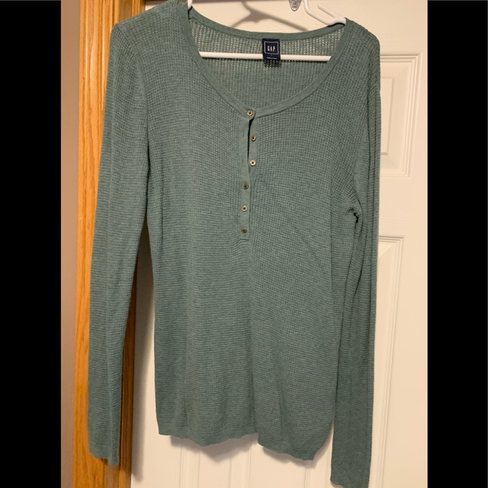 Gap waffle thermal long sleeve